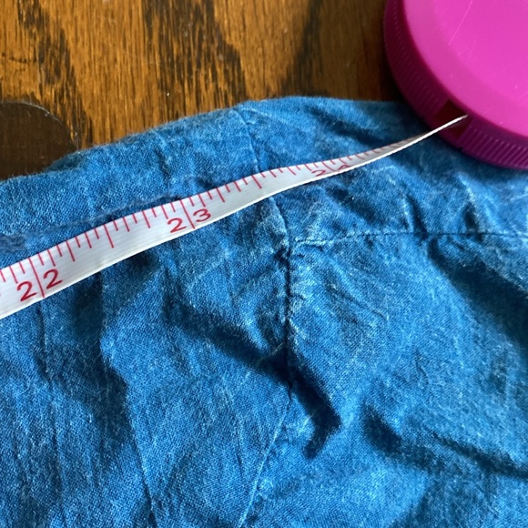 Denim Hippie Crop Top - Picture 7 of 9